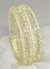 LG73 pr carved clear acrylic bangles